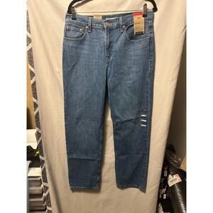 NWT Levi Womans Low Pro Straight Cut Jeans Size 29 Mid Rise Relaxed